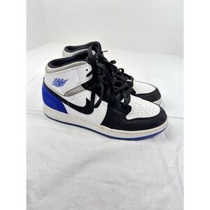 Nike Air Jordan 1 Mid Game Royal Blue BQ6931-102 Youth 7Y equivalent women's 8.5